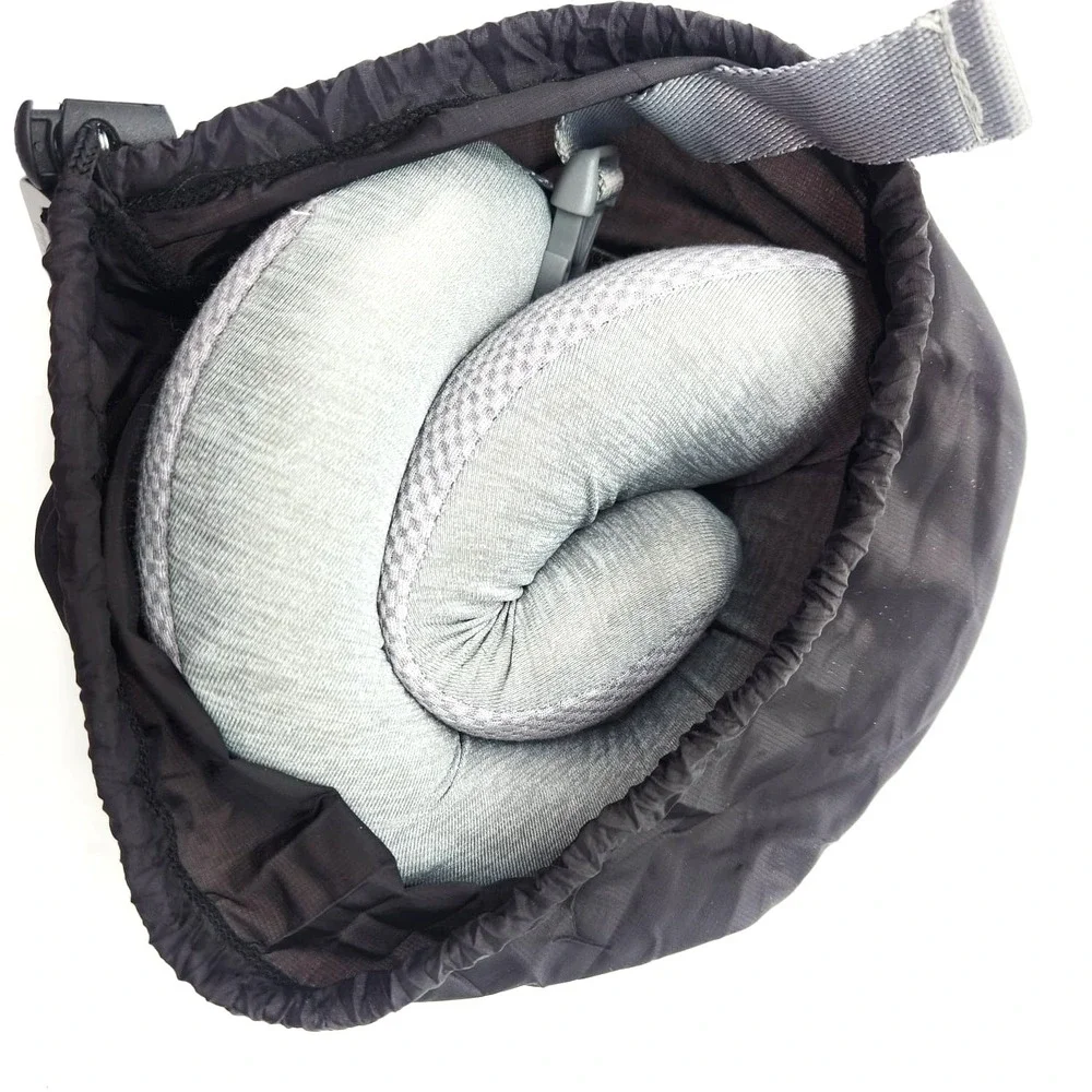 C CUSHION‎ LAB Ergonomic Travel Neck Pillow Gray Medium Airplane